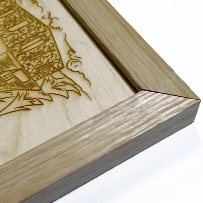 Korona Polskich Gór grawerowany obraz w drewnie, 64x44 cm, ArtGlob